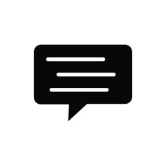 Chat conversation icon design template isolated