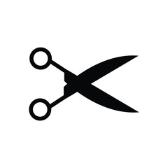 Scissors icon design template isolated
