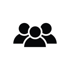 Community icon design template isolated