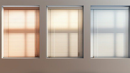 window with blinds on blinds