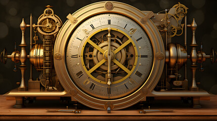 antique clock mechanism