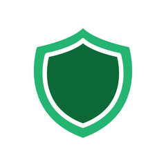 Shield icon design template isolated