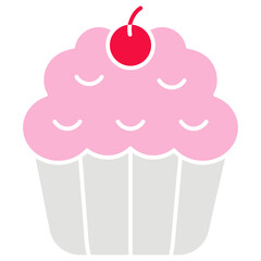 cupcake with cherry