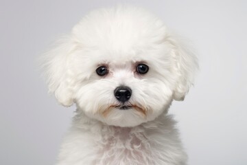 Obraz premium Bichons Frise cute dog isolated on white background