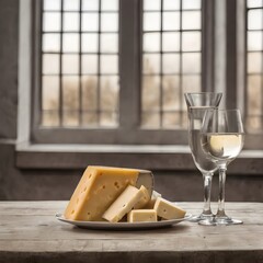 Cheese In table Background Very Cool