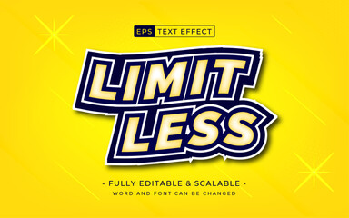 Limitless editable text effect - unlimited theme