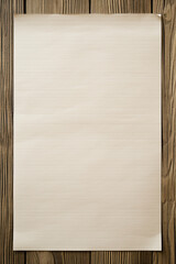 A blank note on a wooden wall for backdrop and design