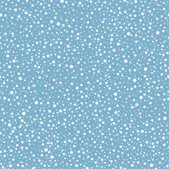 Sky seamless pattern. Snowfall. Vector illustration for prints, wallpapers.