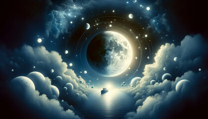 月夜の幻想航海」