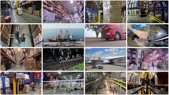 Logistics center infographics. Logistics center opener. Multiscreen opener logistics center. Logistics multiscreen. Logistics center.