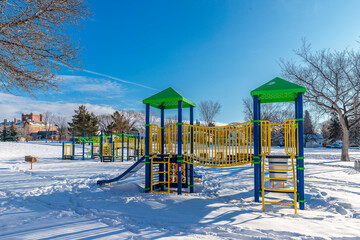 Westmount Park in Saskatoon, Canada