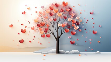 Happy Valentines Day Boho Style,Valentine Day Background, Background For Banner, HD