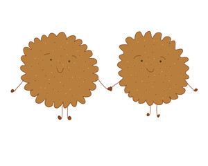 cartoon illustration of cookies 