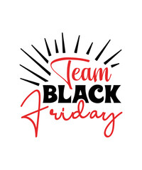 team black friday svg