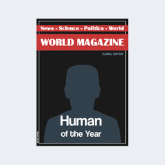 Human of the year magazine cover