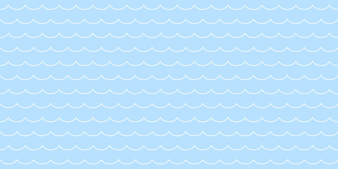 Sea waves seamless fashion print