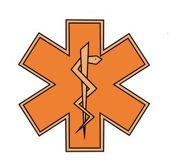 Medical Star of Life in Multiple Colors