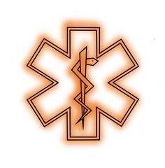 Medical Star of Life in Multiple Colors