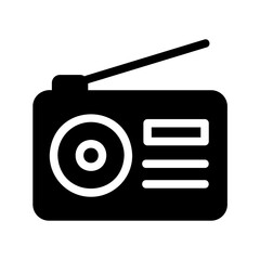 Radio Glyph Icon