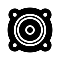 Woofer Glyph Icon