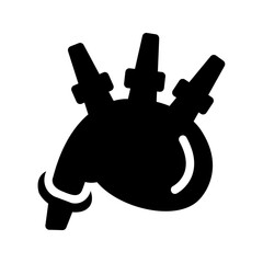 Bagpipes Glyph Icon