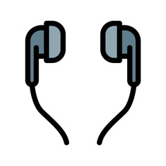 Earbuds Fill Icon