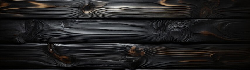 Weathered and Rustic Wooden Planks with Unique Wave Pattern