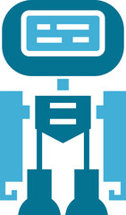 Cartoon Robot Icon