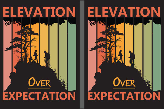 Hiking Creative T-shirt vector Design, Quotes about Hiking, Vintage Hiking T shirt, Hiking, Camping,