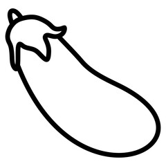 Eggplant Icon Element For Design