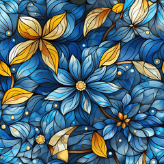 Fototapeta premium Mosaic template texture of Mandalas (Tile)