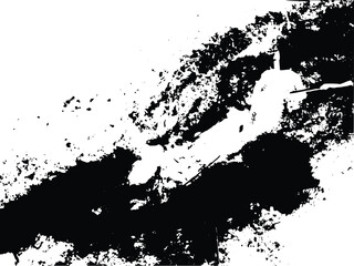grunge texture. abstract black and white ink rough grain splash stroke texture background.