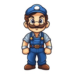 Fototapeta premium Plumber's Overalls icon