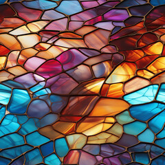 Mosaic template texture of Stained Glass (Tile)