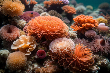A Beautiful Natural Saltwater Coral Reef