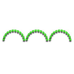 St Patricks Day Decoration Frame. Single Icon. Svg File. Design Element.