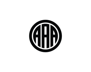 AAA logo design vector template