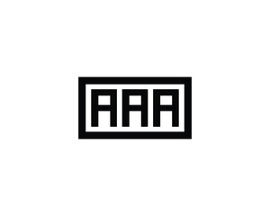 AAA logo design vector template