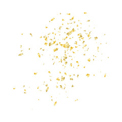 Festive Golden Confetti Background