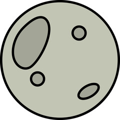 Moon Planet Icon