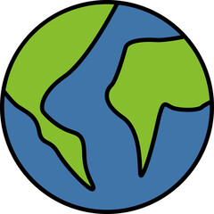 Earth Planet Icon