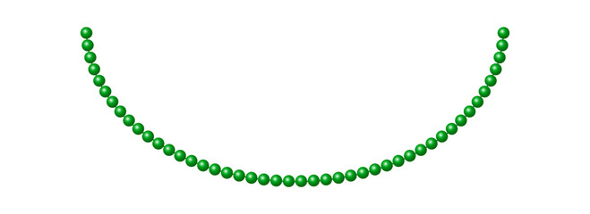 Mardi Gras Carnival Beads © Konovalov Pavel