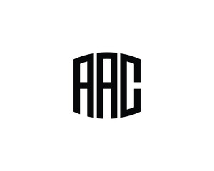 AAC logo design vector template