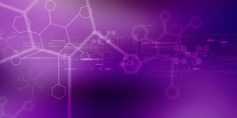 2D illustration medical structure background