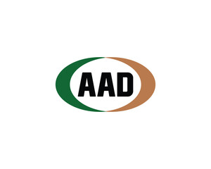 AAD logo design vector template
