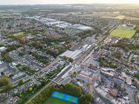 Havant with Aerial View Drone shot.