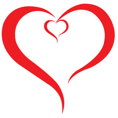 open heart icon Love Vector Art, Icons, and Graphics 
Heart icon. Simple illustration of heart vector icon