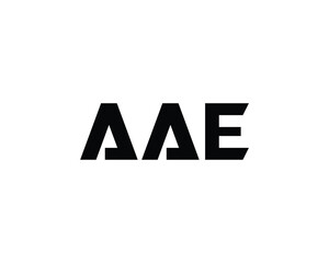 Obraz premium AAE logo design vector template