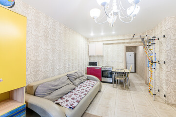 interior apartment living room with sofa