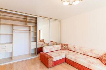 interior apartment living room with sofa